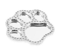 LIGIGWASH Crystal Cat Paw Phone Case Charm Zinc Alloy DIY Phone Cover Decoration Lightweight Shiny Crystal Paw Ornament Accessory For Gifts And Personalization