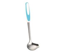 LIGIGWASH Cuillère à Sauce Inox Dérapante Bec Verseur Incliné Ustensile Cuisine pour Servir Sauces et Huiles Outil de Cuisine Élégant pour Maison et Restaurant Cuillère de Service