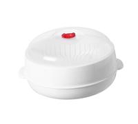 LIGIGWASH Cuiseur Vapeur Micro Ondes Professionnel pour Riz et Poisson Panier Vapeur Rond Simple Cuisson Pratique et Rapide Plats et Sains