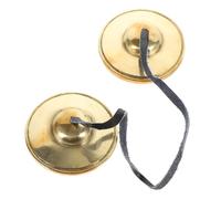 LIGIGWASH Cymbale de Méditation Cuivre Artisanale Petite Cloche à Main pour Yoga et Relaxation Instrument de Percussion Portable et Polyvalent Cadeau pour Amateurs de Musique