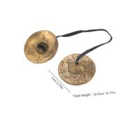 LIGIGWASH Cymbales à Doigts Cuivre pour Danse Petites Cymbales Portables pour Pratique et Rituel Tibétain Instrument Percussion et Rythmique
