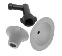 LIGIGWASH Déboucheur Toilette Piston Blanc Flexible avec Tête Tourbillon Ergonomique pour Canalisation et Évier Outil Pratique pour Déboucher et Nettoyer les Tuyaux