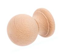 LIGIGWASH Embouts Décoratifs en Bois Massif 4X3 CM pour Balustres d'Escalier, Accessoires Artisanaux pour Meubles, Décoration Romaine et Balustres de Garde-Corps, 1 Pièce, Finition Bois Brut