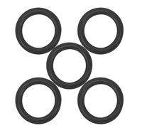 LIGIGWASH Ensemble de 5 Anneaux Suspendre en Mousse Noire pour Haut-Parleurs 6,5 Pouces, Pièces de Réparation Audio DIY pour Home Cinéma et Scène, Accessoire Solide et Compatible