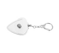 LIGIGWASH Guitar Pick Holder Transparent Case with Keychain Lightweight Acoustic and Electric Guitar Pick Storage Pendant for Musicians and Collectors