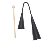 LIGIGWASH Instrument de Percussion Double Trompette pour Garçon Fille et Bois Deux Tons Musical Éducatif Compact pour Concerts et Spectacles Scolaires
