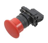 LIGIGWASH Interrupteur Bouton-poussoir Arrêt D'urgence Xb5 Type, Contact Normalement Fermé, Accessoire Industriel Solide, Adapté Circuits de Commande Électriques, Sécurité Machine