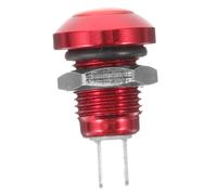 LIGIGWASH Interrupteur Bouton-poussoir Métallique Momentané Rond Mini Oxydé pour Installation Facile et Véhicule