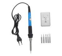 LIGIGWASH Kit Fer à Souder Électrique avec Température Réglable Pointes Polyvalentes Support Robuste Outils Soudure pour Électronique et Bricolage Alimentation Acv