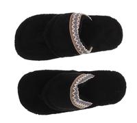 LIGIGWASH Ladies Mule Slippers Warm Slide Sandals Thick Sole Indoor Foot Warmers Comfy Soft Slide Shoes