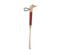 LIGIGWASH Long Handle Metal Shoe Horn With Animal Head For Seniors And Women Ergonomic Boot Helper For Home Travel And Mobility Assistance
