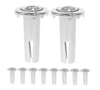 LIGIGWASH Lot de 10 Manchons Métalliques pour roulettes à Capuchon Inserts Filetés Longs pour Tiges de roulettes 8 * 36 et 8 * 38 Accessoires de Meubles Installation Facile Support Amélioré