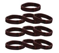 LIGIGWASH Lot De 10 Passants De Bracelet De Montre En Cuir Anneaux De Fixation Marron