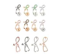 LIGIGWASH Lot de 12 Épingles Broche Stéthoscope en Alliage pour Vétérinaires et Sages-femmes, Badges Décoratifs pour Blouse Médicale, Styles Assortis