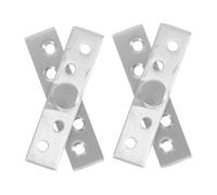 LIGIGWASH Lot De 2 Charnières Invisibles Pour Portes Pivotantes En Acier Inoxydable Argenté
