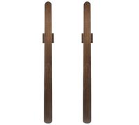 LIGIGWASH Lot de 2 chausse-pieds de voyage en bois - Cuillère à chaussures magnétique de 55 cm de long - Chausse-pied à long manche pour hommes, femmes, femmes enceintes et personnes âgées -