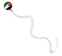 LIGIGWASH Lot de 2 colliers pendentifs Palestine en métal, chaînes décoratives légères unisexes, accessoires fantaisie pour femmes et hommes, idéals pour usage quotidien et cadeaux festifs