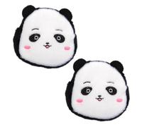 LIGIGWASH Lot de 2 Mini Porte-Monnaie en Peluche Forme Panda Petit Paquet à Pièces de Monnaie Doux et Mignon Pochette de Rangement pour Bijoux et Bonbons Accessoire Pratique pour École