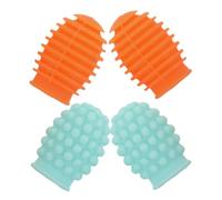 LIGIGWASH Lot De 2 Paires De Baguettes De Batterie Housses En Silicone Embouts En Silicone Embouts D & # 39 Entraînement Pour Baguettes Silencieuses D & # 39 Entraînement Pour
