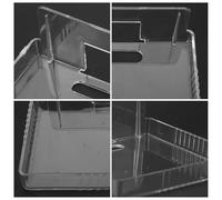 LIGIGWASH Lot de 2 Petites Étagères Étagères Murales Transparentes sans Perçage Support pour Caméra de Sécurité Babyphone et Projecteur Facile