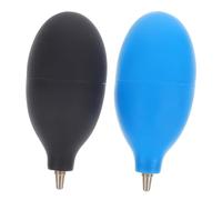 LIGIGWASH Lot de 2 Souffleurs d'air de Nettoyage Caméra et Clavier, Équipement à Air Comprimé Compact, Usage Électronique et Photographie, Polyvalent, sans Électricité, Bleu et Noir, Petit