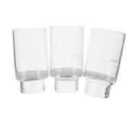 LIGIGWASH Lot de 3 Creusets en Verre Borosilicate 30 Ml avec Structure Frittée pour Filtration Précise, Résistance Haute Température, Creuset Laboratoire pour Séparation
