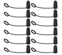 LIGIGWASH Lot De 36 Couvercles De Bec Verseur Pour Bouteille De Vin En Pvc Noir