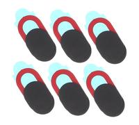 LIGIGWASH Lot de 6 Caches Webcam Ovales en ABS pour Ordinateur Portable et Tablette, Protection de Données Facile à Utiliser, pour Sécuriser Vos Appareils