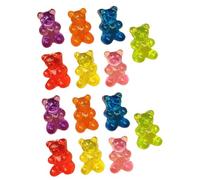 LIGIGWASH Lot de 7 Paires de Boucles D'oreilles Goujons Délicates D'ours Colorées pour Femmes et Adolescentes, Acier Inoxydable, Légères et Polyvalentes, Bijoux Fantaisie Mode pour Usage