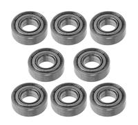 LIGIGWASH Lot de 8 roulements de tige de fourche de fauteuil roulant 608ZZ en acier, pour fourches de fauteuil roulant, précision de manœuvre et fonctionnement silencieux, usage extérieur