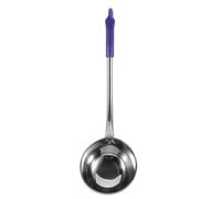 LIGIGWASH Louche Acier Inoxydable à Manche Long Cuillère Eau Polyvalente pour Cuisine et Salle de Bain Résistante et Facile à Nettoyer pour Bain Cuisine et Lavage des Cheveux