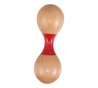 LIGIGWASH Maracas Bois Double Tête pour Garçon Fille Percussion Sécurisé sans Arêtes Sons Variés et Instrument Musical Garçon Fille Montessori Éducatif