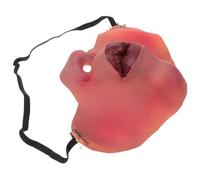 LIGIGWASH Masque Demi Visage Réaliste avec Nez et pour Halloween Carnaval et Déguisement Accessoire Effrayant pour Adultes pour Fêtes et Farces