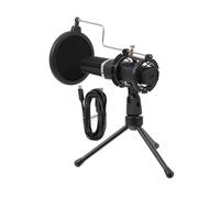 LIGIGWASH Microphone à Condensateur USB Filaire pour Ordinateur Kit Micro Multifonctionnel à Haute Sensibilité pour Streaming Enregistrement et Jeux à Domicile