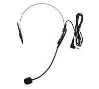 LIGIGWASH Microphone Casque Omnidirectionnel à Tête avec Système Émetteur Portatif pour Théâtres Enseignement et Guide et Confortable