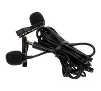 LIGIGWASH Microphone Cravate Filaire pour Smartphone Micro Lavalier Clip Enregistrement Audio Micro Double pour Live Streaming et Chant Câble PVC Usage Vidéo et Interview