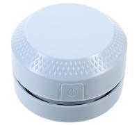 LIGIGWASH Mini Aspirateur de Table Portable en Plastique Design Simple et Chic, Pratique pour Clavier D'ordinateur, Fonction Multi-Usage et Alimentation 2 X AA