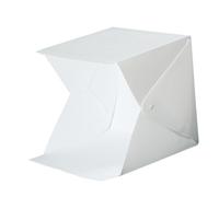 LIGIGWASH Mini Boîte Photo Pliable 20 CM Éclairage LED Intégré Cube d'Éclairage Portable en EVA Léger 4 Fonds Photographiques Colorés pour Studio Photo et Prise de Vue Produit