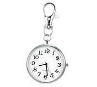 LIGIGWASH Montre Infirmière à Poche Acier Inoxydable Montre Porte-clés et Élégante pour Soins Infirmiers et Étudiants