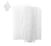 LIGIGWASH Nœuds de Banc de Mariage Blancs avec Queue en Tulle, Lot de 12 Pièces, Décoration Élégante pour Cérémonie et Réception, Rubans pour Chaises D’église, Décor D’allée Festif