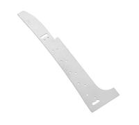 LIGIGWASH Outil de Mesure Précis pour Chevalet de Guitare Métal Argenté Règle de Forme pour Fabrication et Mesure de Chevalet Instrument de Luthier pour Violon et Guitare