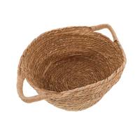 LIGIGWASH Panier de Photographie Tissé Naturel avec Poignées Panier de Rangement Décoratif pour Photos de Garçon Fille Souvenir de Cent Jours et Shower