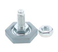 LIGIGWASH Patins Antidérapants en Caoutchouc Réglables pour Machine à Laver à Tambour, Support Anti-vibration et Protection du Sol, Socle Surélevé pour Lave-linge Silencieux et Stable,