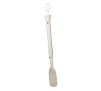 LIGIGWASH Pied Extensible Plastique avec Corne de Chaussure Ergonomique Accessoire Portable pour Enfiler Chaussures Design à Poignée Longue avec Anneau Suspendu pour Voyage et Usage