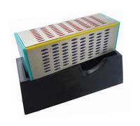 LIGIGWASH Pierre à Aiguiser Diamant Extra-dure Quatre Faces pour Couverts, Bloc D'affûtage en Fer, 1pc, Affûtage Précis et Solide Cuisine