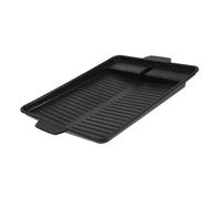 LIGIGWASH Plaque de Cuisson Bbq Extérieure Rectangulaire Antiadhésive Pierre de Maifan pour Barbecue et Camping Plateau de Cuisson Simple avec Design Égouttage Huile Usage Domestique et