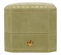 LIGIGWASH Porte-Alliances Pour Cérémonie De Mariage Écrin À Alliances Porte-Bijoux Vintage Boîte À Alliances Porte-Bijoux Pour Le Jour Du Mariage Vert Olive