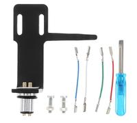 LIGIGWASH Porte-cellule pour Platine Vinyle 65 Mm, Coquille pour Réparation Phonographe, Support de Tête Noire Compatible Multiples Modèles, Accessoire Platine Vinyle Professionnel