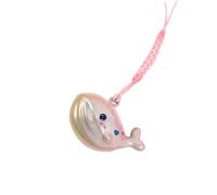 LIGIGWASH Porte-clés Kawaii En Forme De Baleine Avec Sons D'eau Et Cloches Pour Téléphone, Dégradé De Couleurs, Dessin Animé, Pendentif Animal Mignon Pour Sac, Portefeuille, Décoration