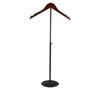 LIGIGWASH Présentoir à Vêtements Portable Réglable pour Chemises et Vestes, Socle Noir Robuste, Présentoir Tridimensionnel pour Boutique de Mode Féminine, Porte-manteau Flexible pour